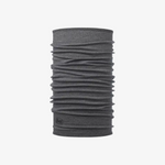 Buff Merino Midweight Neckwear Melange Light Grey