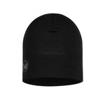 Buff Merino Midweight Beanie Solid Black