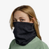 Buff Merino Fleece Neck Warmer Solid Black