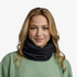 Buff Merino Fleece Neck Warmer Solid Black
