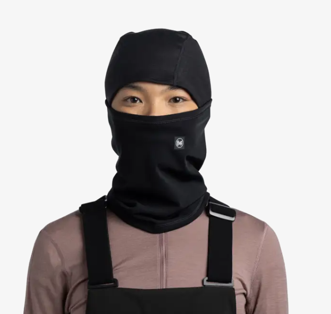 Buff Tech Fleece Headband Balaclava Solid Black