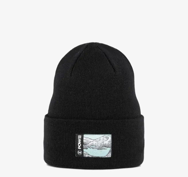 Buff Knitted Beanie Lilon POW Black