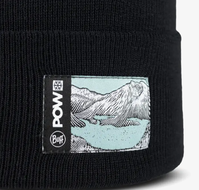 Buff Knitted Beanie Lilon POW Black
