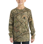 Carhartt Camo Long-Sleeve Pocket T-Shirt for Kids