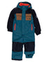 P&T Kids' Simon Teal One-Piece Snowsuit