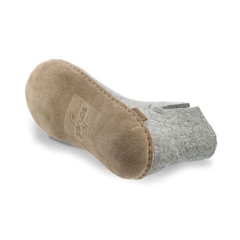 Glerups Adult Low Boot Slipper w/ Leather Outsole