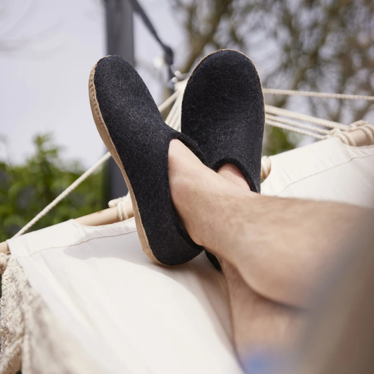 Glerups Adult Shoe Slipper w/ Leather Outsole