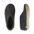 Glerups Adult Shoe Slipper w/ Leather Outsole