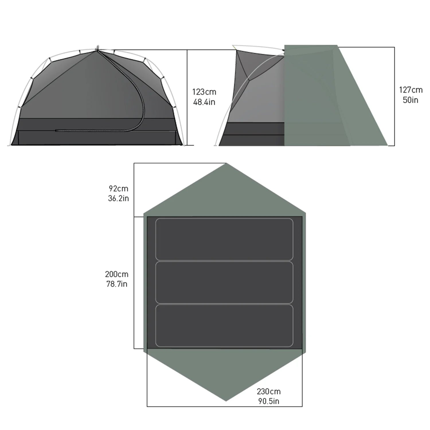 Sea To Summit Ikos Lightweight Tent TR3