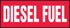 2"x5" Diesel Fuel Sticker