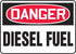 7"x10" Danger Diesel Fuel Sticker