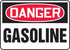 7"x10" Danger Gasoline Sticker