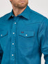 Wrangler Men's Cowboy Cut® Firm Finish Twill Work Shirt