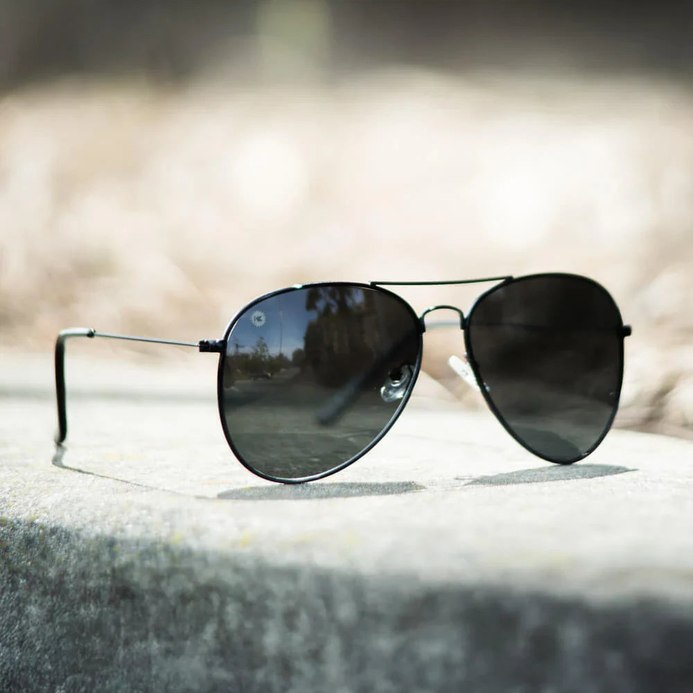 Knockaround Mile Highs - Black/Smoke