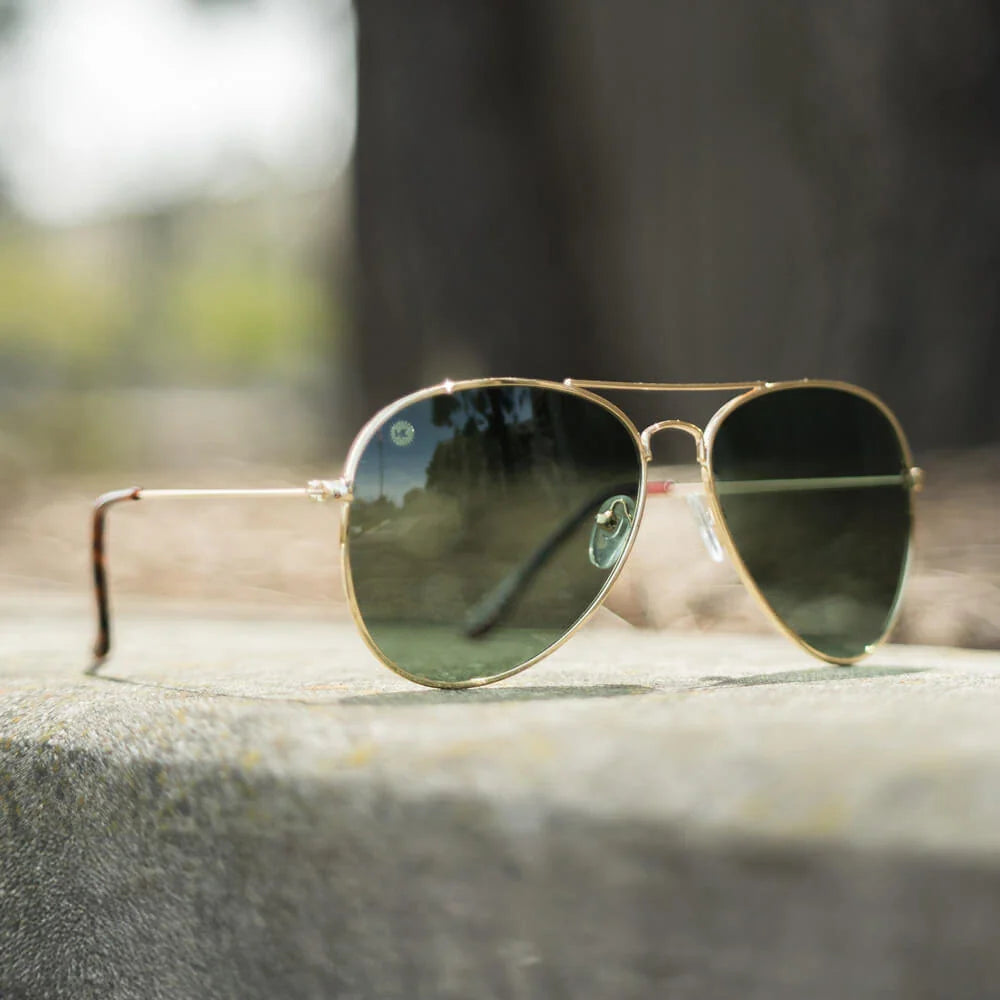 Knockaround Mile Highs - Gold/Aviator Green