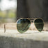 Knockaround Mile Highs - Gold/Aviator Green