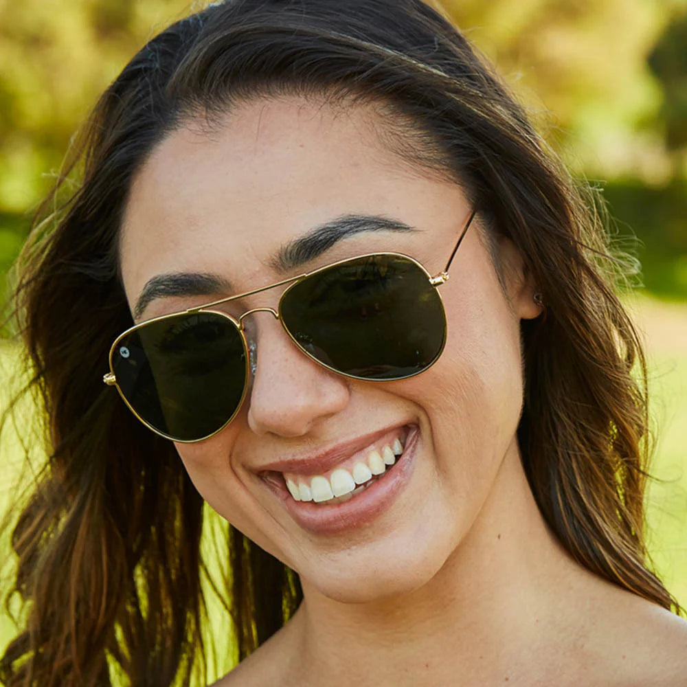 Knockaround Mile Highs - Gold/Aviator Green