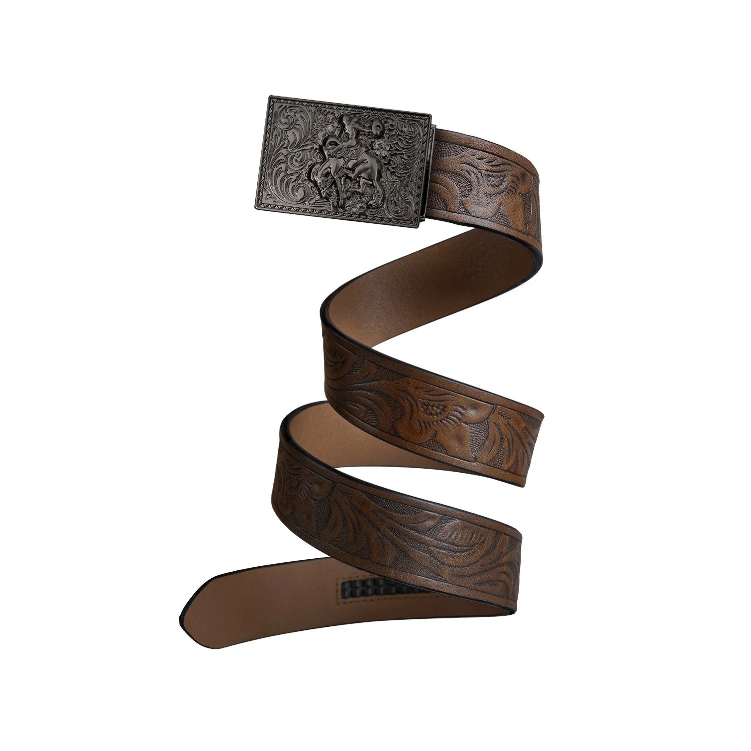 Mission Western Cowboy Gun Metal 1.5" Belt