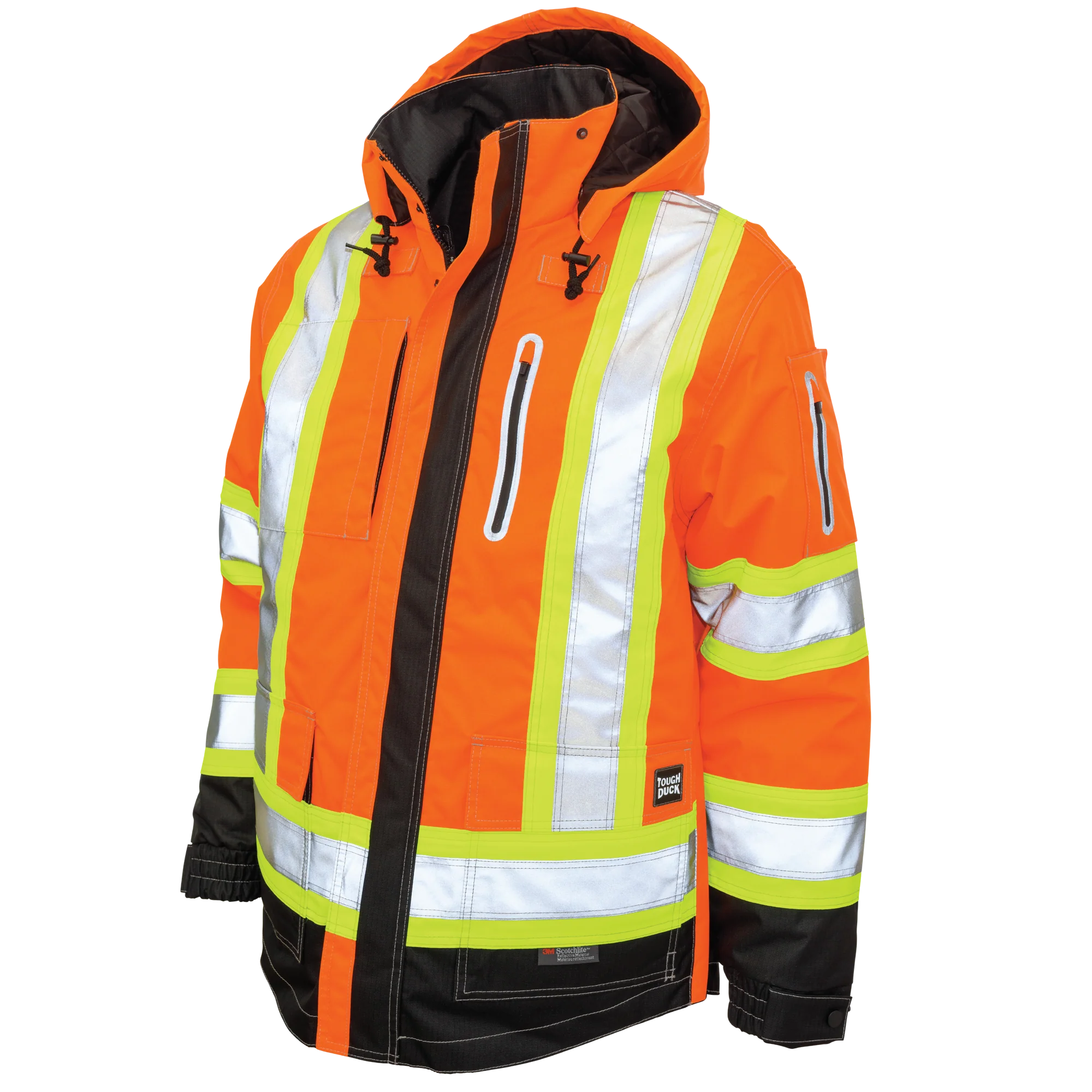 Tough Duck Ripstop 4-In-1 Safety Jacket - 2XL-3XL