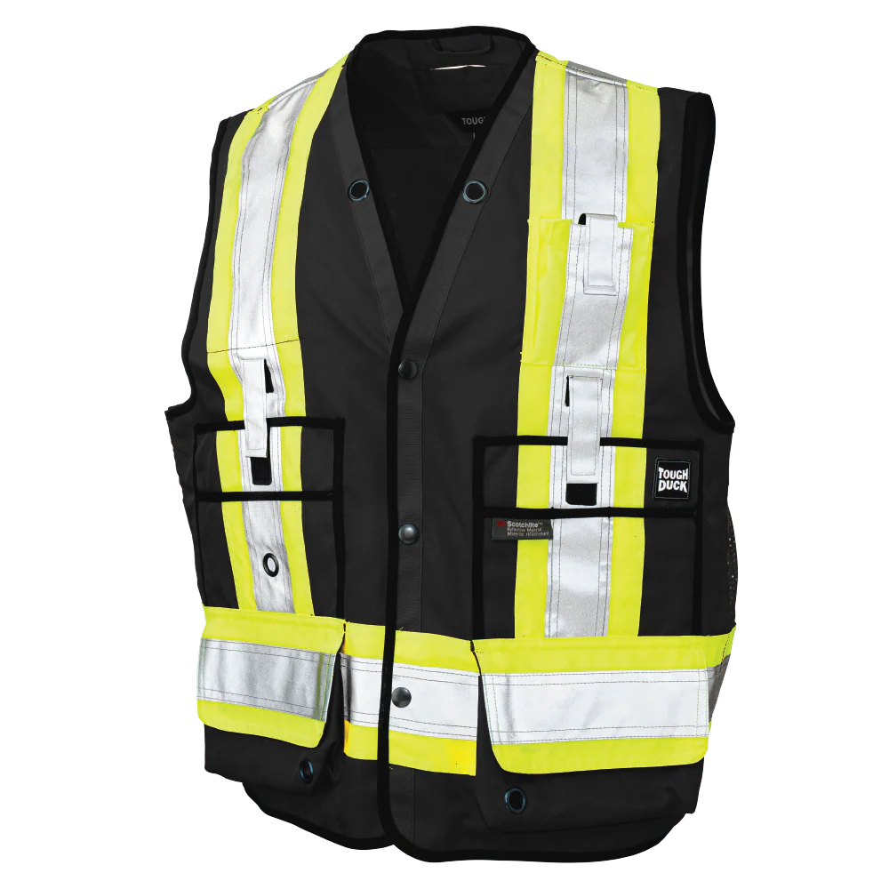 Tough Duck Poly Twill Surveyor Safety Vest