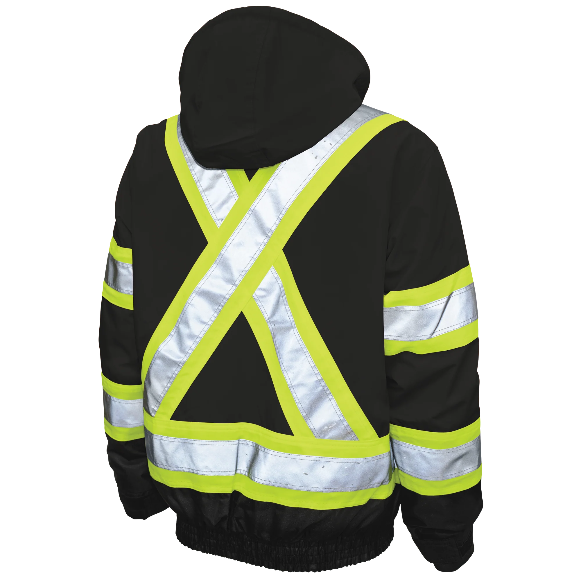 Tough Duck Poly Oxford 3-In-1 Safety Bomber w/ Fleece Liner
