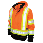 Tough Duck Poly Oxford 3-In-1 Safety Bomber w/ Fleece Liner