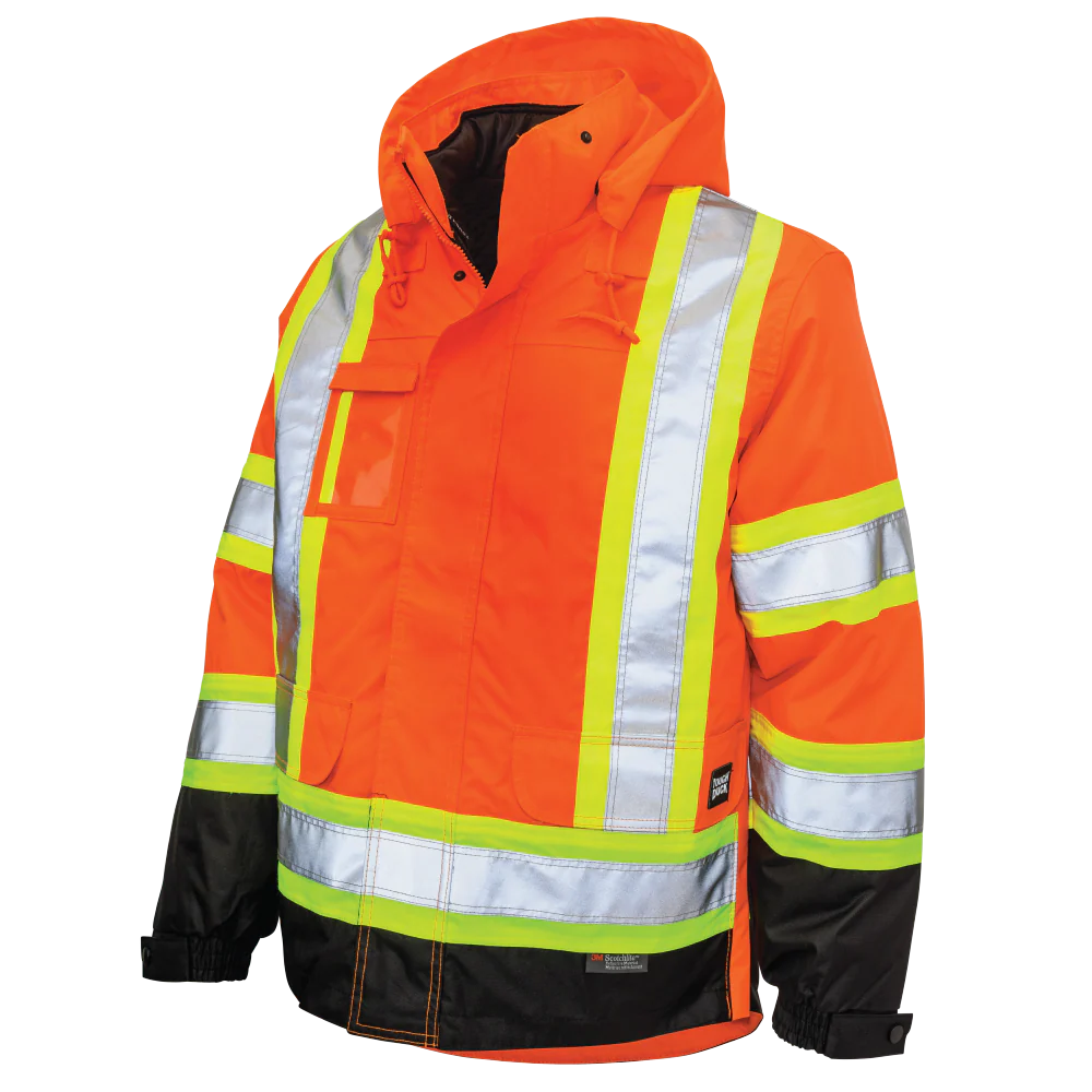 Tough Duck Poly Oxford 5-In-1 Safety Jacket - S-XL