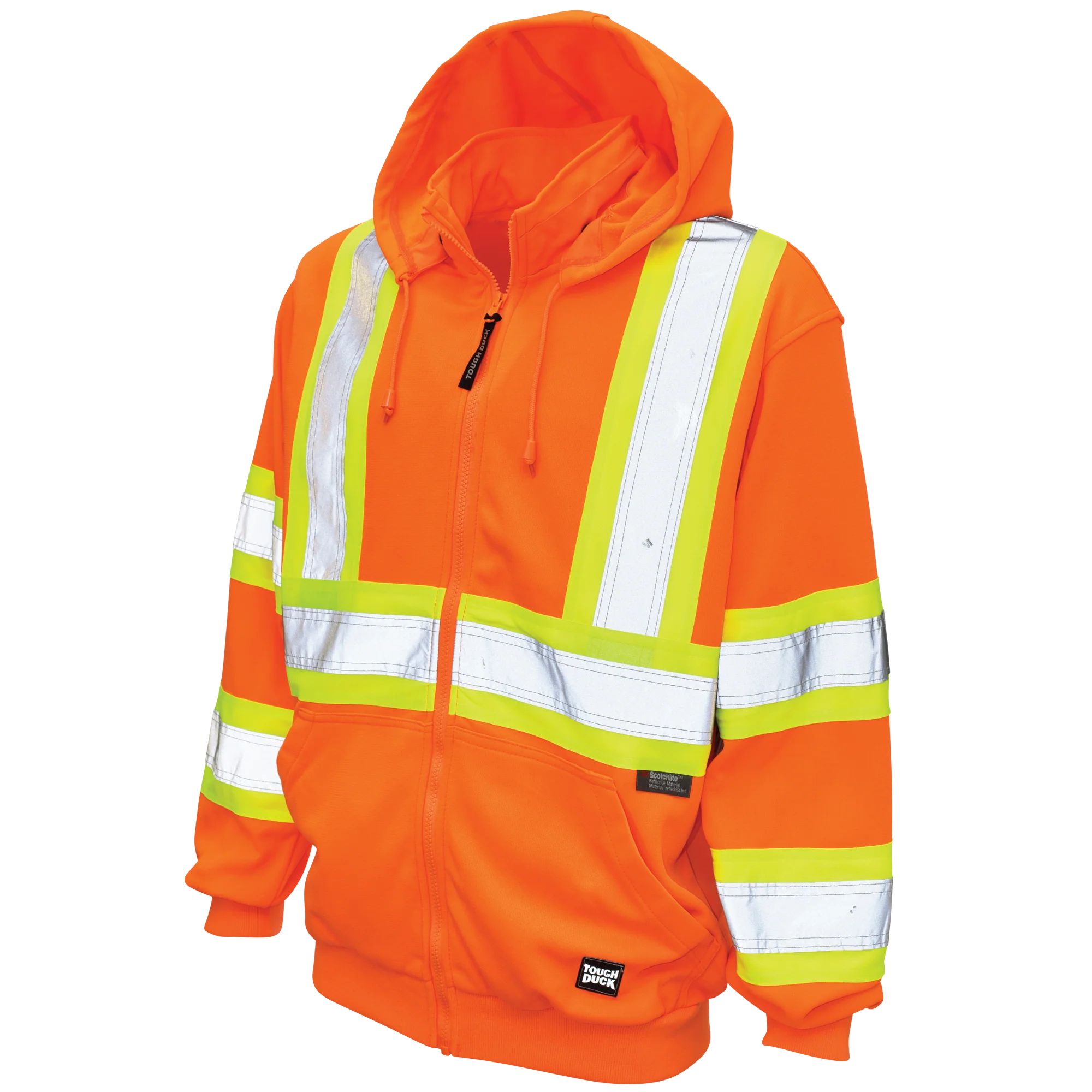 Tough Duck Fleece Unlined Safety Hoodie - 4XL-5XL