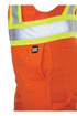 Tough Duck Twill Unlined Safety Bib Overall