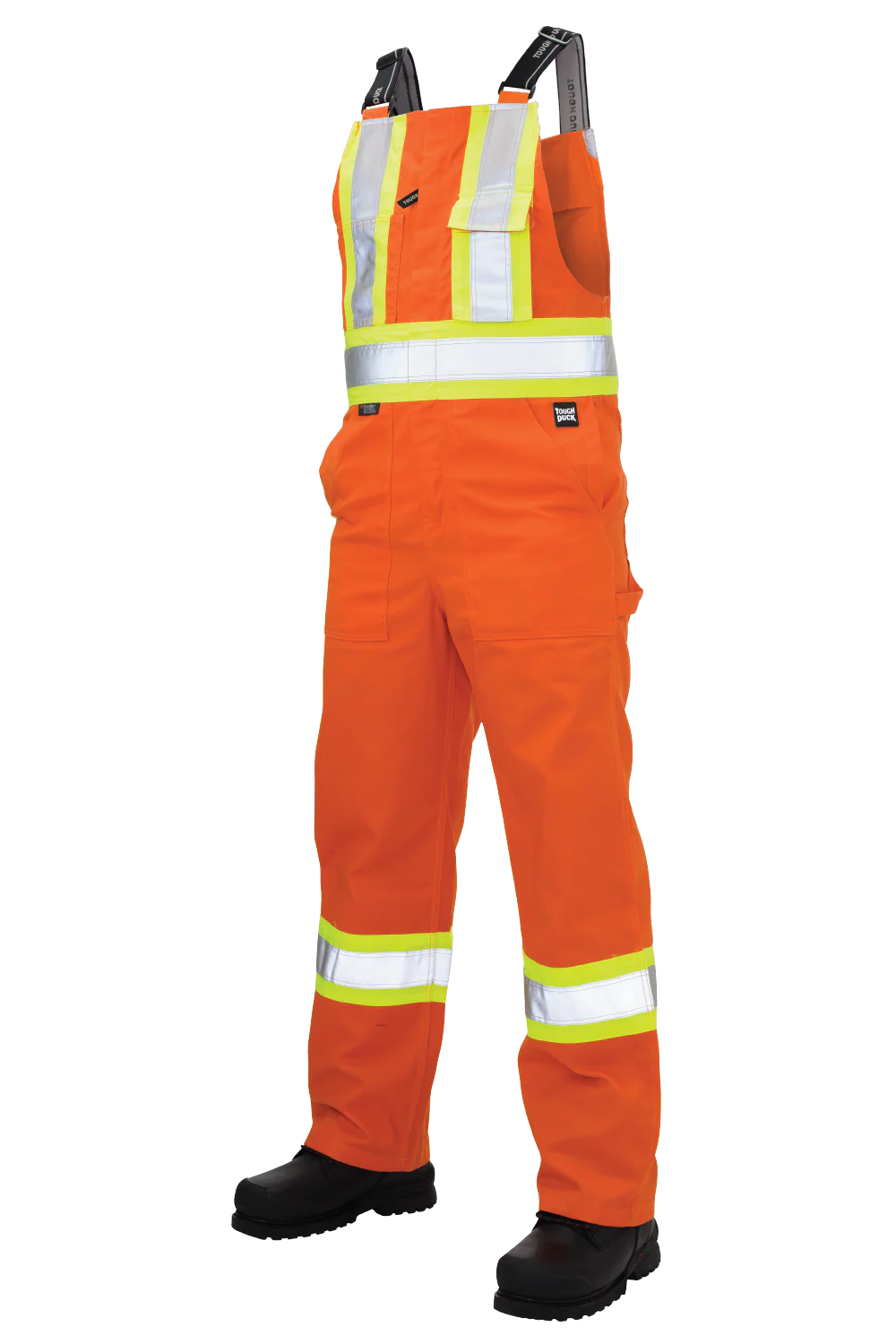 Tough Duck Twill Unlined Safety Bib Overall