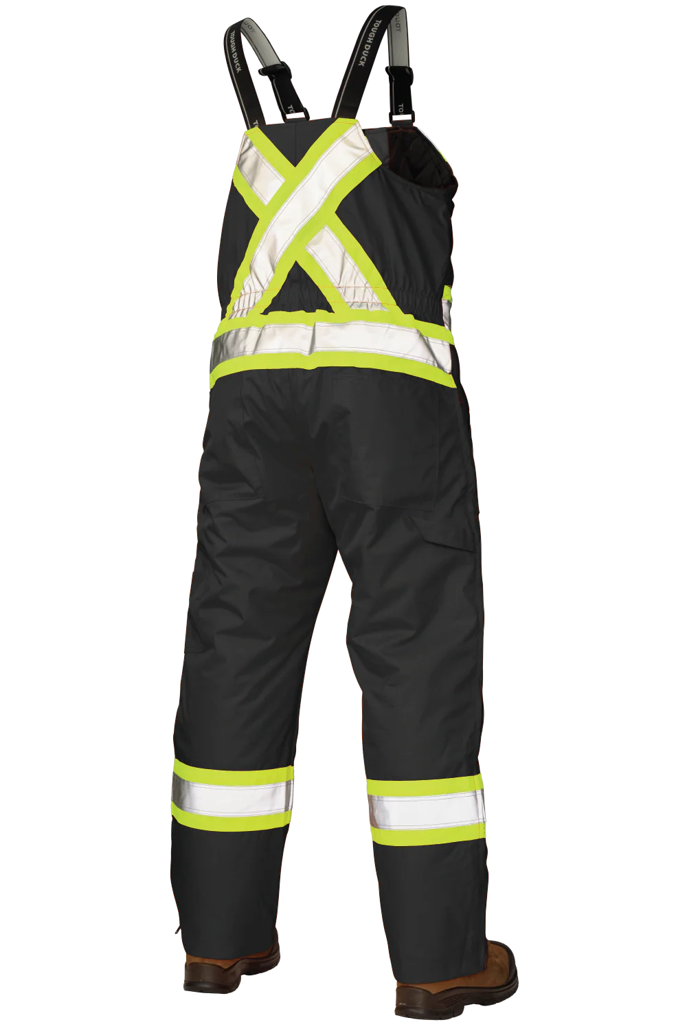 Tough Duck Poly Oxford Insulated Safety Bib Overall - 2XL-3XL