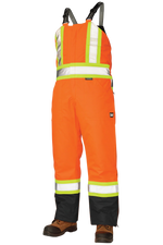 Tough Duck Poly Oxford Insulated Safety Bib Overall - XS-2XL