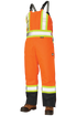 Tough Duck Poly Oxford Insulated Safety Bib Overall - XS-2XL