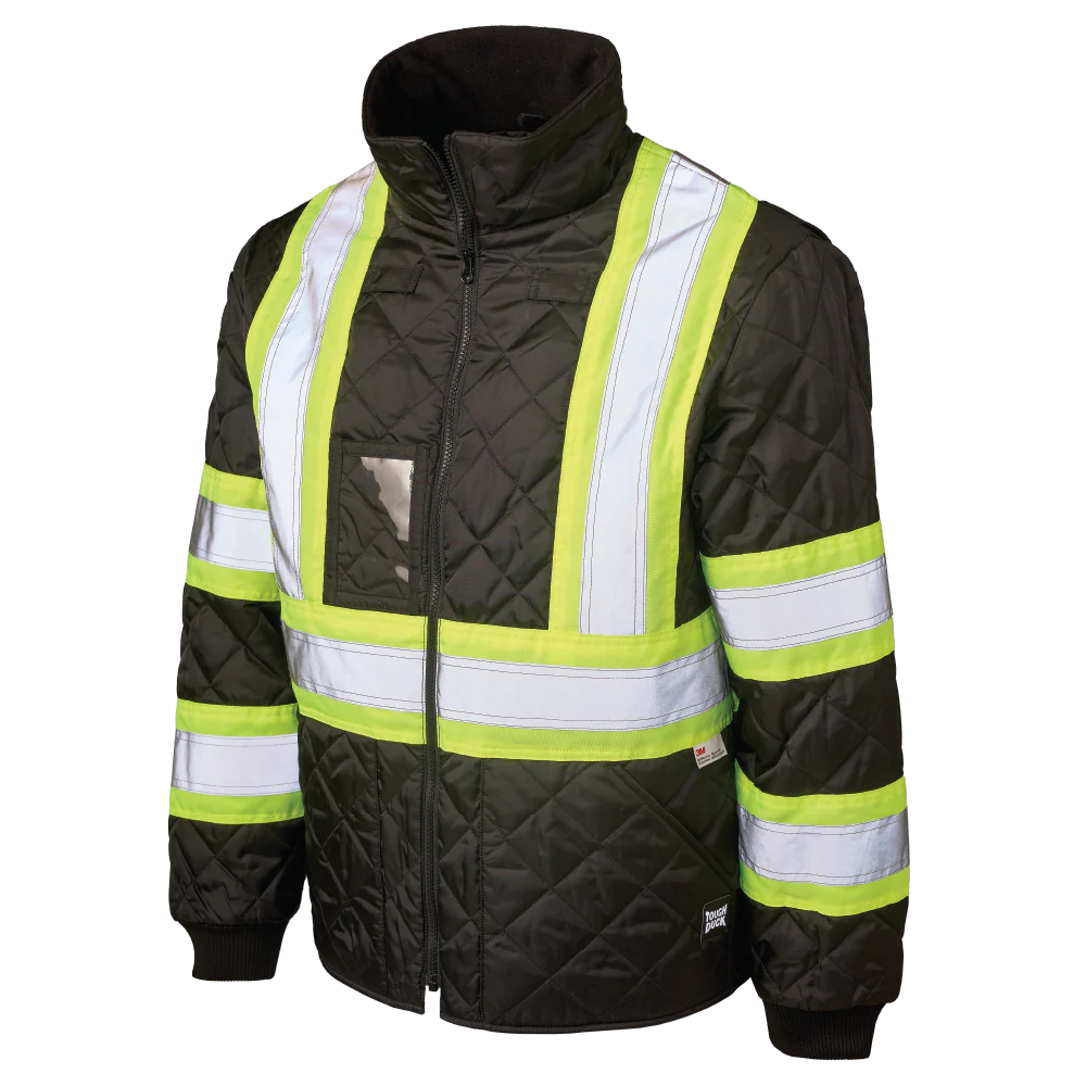Tough Duck Quilted Safety Trucker Jacket