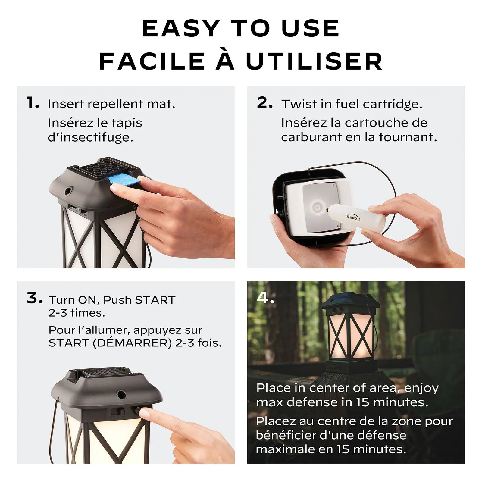 Thermacell Patio Lantern Mosquito Repellent