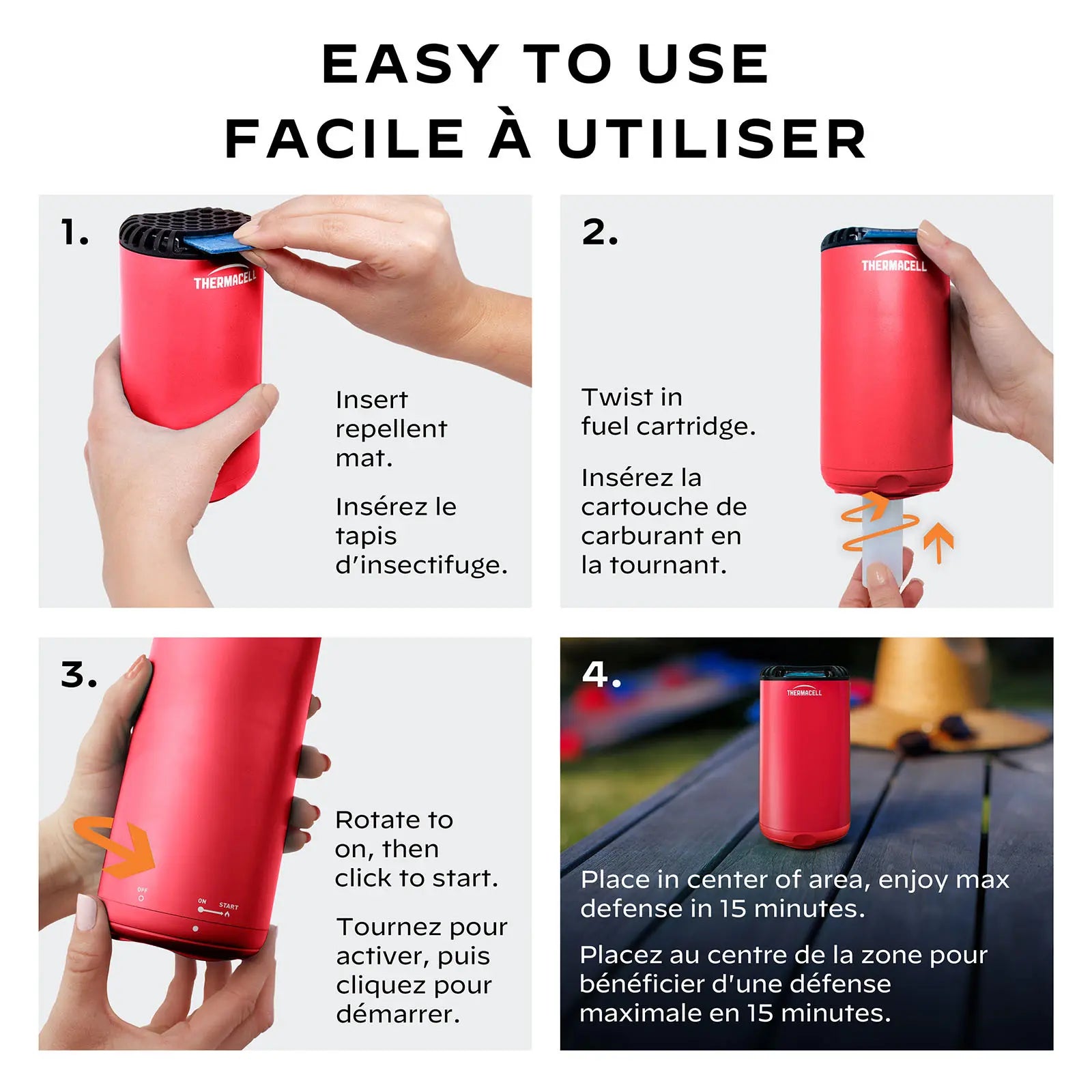 Thermacell Patio Shield Mosquito Repellent