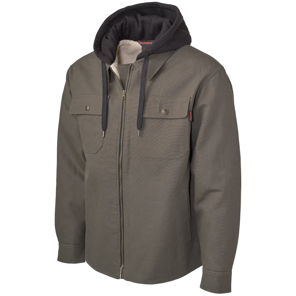 Tough Duck Sherpa-Lined Duck Jac-Shirt