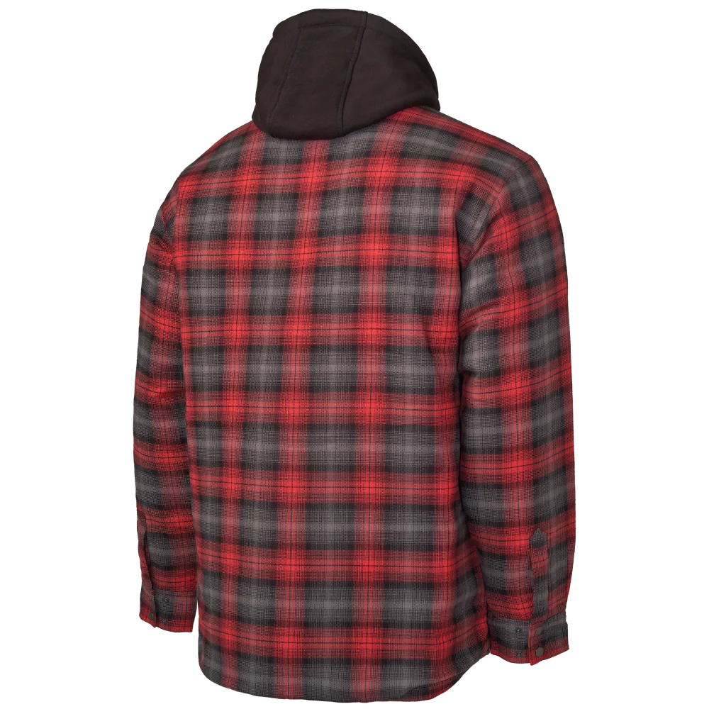 Tough Duck Quilt-Lined Hooded Flannel Jac-Shirt - XXXL