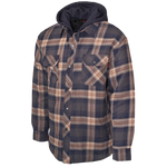 Tough Duck Quilt-Lined Hooded Flannel Jac-Shirt - XXXL