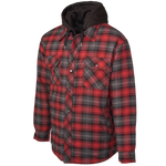 Tough Duck Quilt-Lined Hooded Flannel Jac-Shirt - XXXL