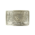 Ariat Rectangle Silver Filigree Belt Buckle