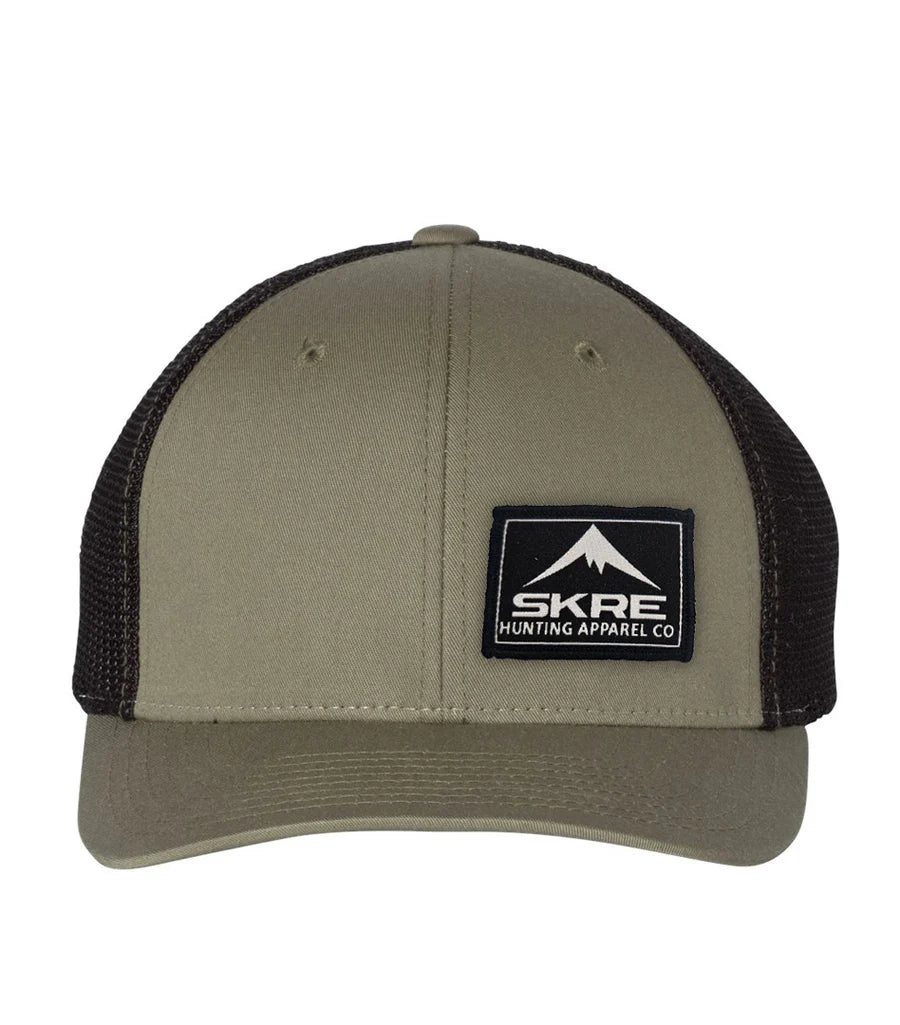 SKRE Black Patch Hat