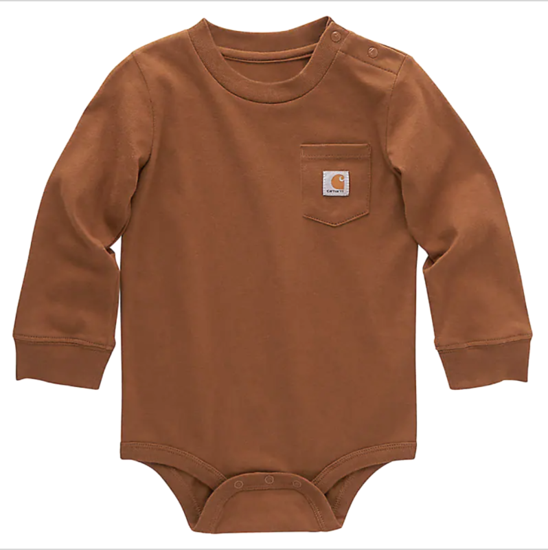 Carhartt Infant Long-Sleeve Pocket Bodysuit