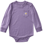 Carhartt Long Sleeve Pocket Bodysuit 3M-24M