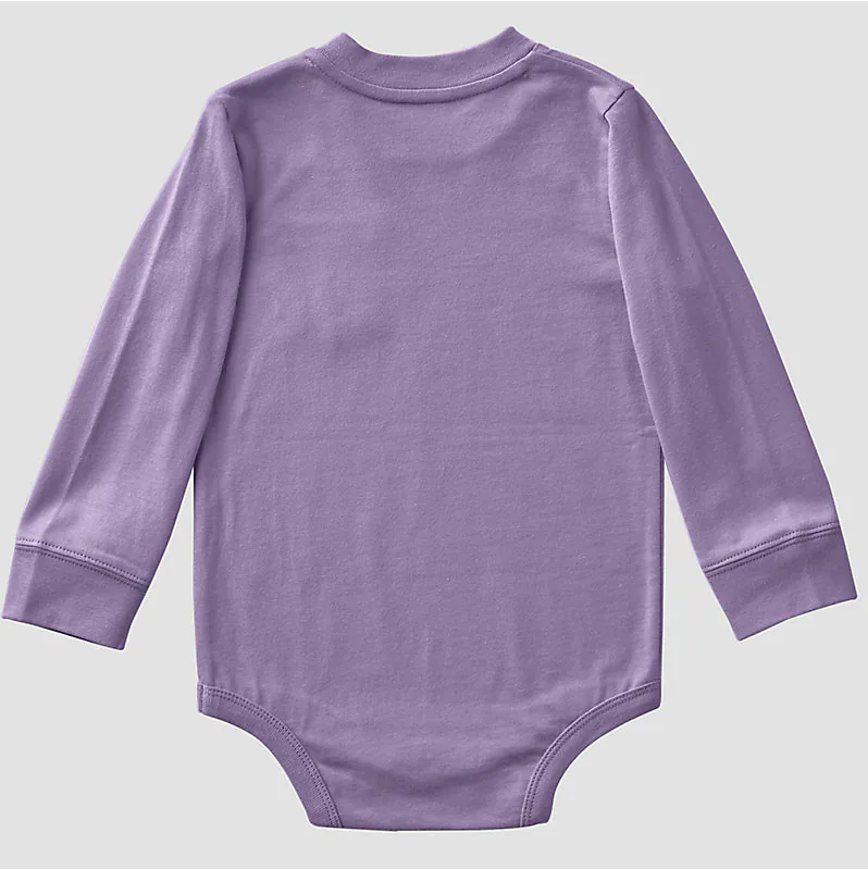Carhartt Long Sleeve Pocket Bodysuit 3M-24M
