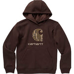 Carhartt Kid's Camo C Logo Hoodie