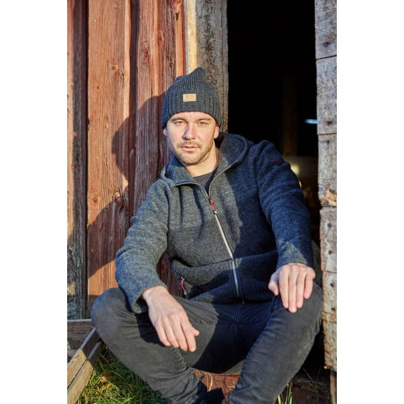 Ivanhoe Men's Zip Up Wool Sweater