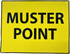 18"x24" Muster Point Aluminum Sign