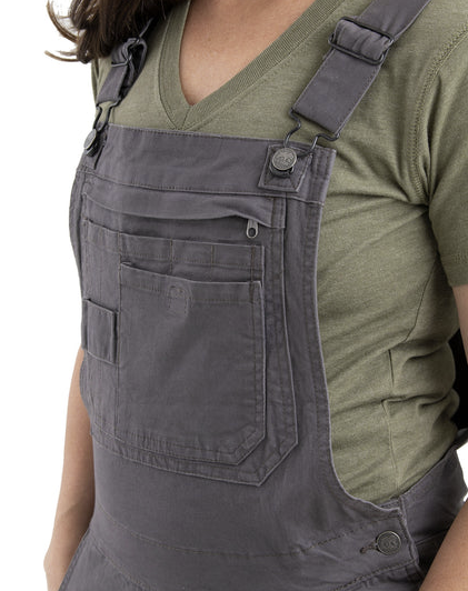 Berne Women's Unlined Stretch Duck Bibs