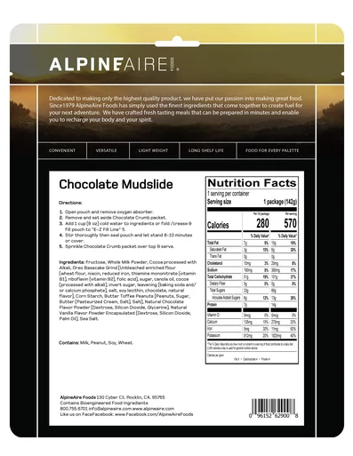 Alpine Aire Freeze Dried Chocolate Mudslide
